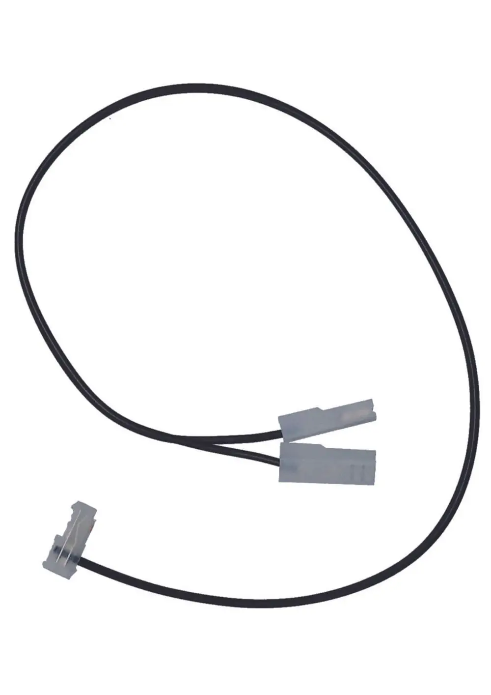 Schwarzes Kabel mit zwei grauen Steckverbindern, das als Ersatzteil für ein Judo Magnetventil dient.